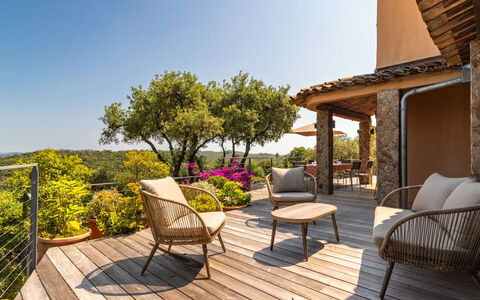 Le Pas de Courtin: Outdoor Furniture, Furniture, Porch, Home, Garden, Chair, Resort, Shade, Eco Hotel