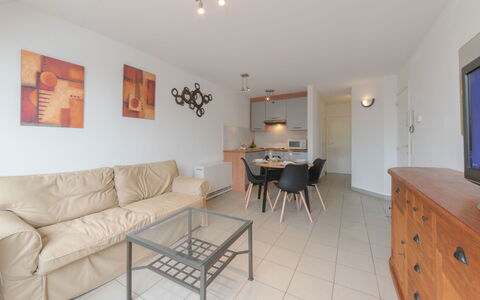 Tivoli 37 with Parking: Table, Furniture, Picture Frame, Cabinetry, Couch, Building, Wood, Interior Design, Lighting, Drawer
