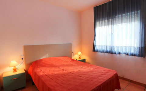 Villa Cala Nova B: Bedroom, Bed, Room, Furniture, Bed Sheet, Property, Interior Design, Floor, Bed Frame, Bedding