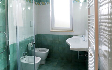 Casale Cilento: Bathroom, Room, Property, Tile, Floor, Plumbing Fixture, Interior Design, Architecture, Wall, Building