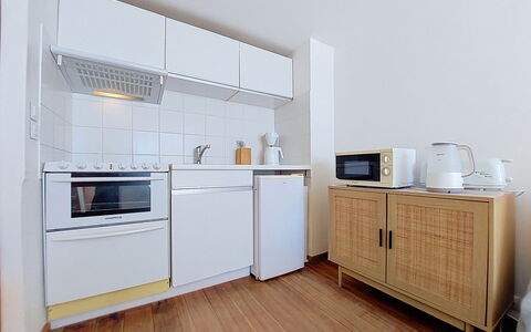 Le Platin: Furniture, Flooring, Interior Design, Floor, Wood, Major Appliance, Kitchen, Kitchen Appliance, Cabinetry, Wood Flooring