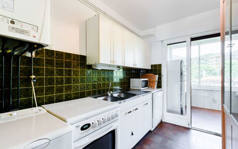 Cavalaire 158: Property, Room, Kitchen, Cabinetry, Countertop, Building, Furniture, Real Estate, Interior Design, House