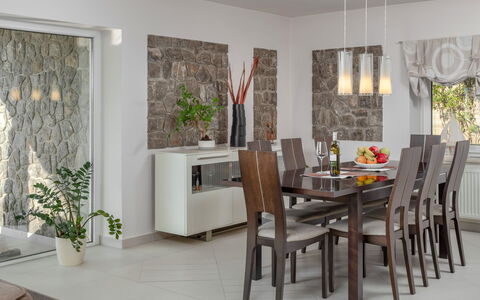 Senj: Room, Dining Room, Furniture, Property, Interior Design, Table, Floor, Building, Kitchen & Dining Room Table, House