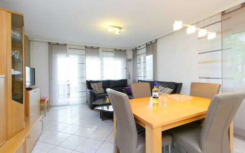 Sonnhalde B: Room, Property, Building, Furniture, Yellow, Interior Design, Real Estate, House, Floor, Dining Room