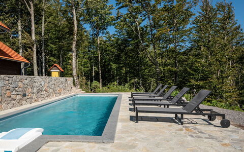 Vršak: Water, Property, Plant, Shade, Swimming Pool, Outdoor Furniture, Tree, Landscape, Composite Material, Leisure