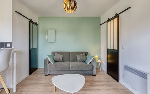 Neptune: Property, Building, Couch, Green, Comfort, Wood, Lighting, Shade, Interior Design