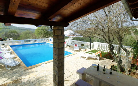 Villa Ana: Property, Swimming Pool, Building, House, Real Estate, Architecture, Patio, Porch, Vacation, Villa
