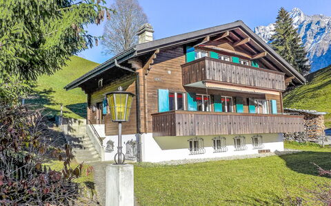 Grindelwald 322: Sky, Plant, Building, Window, Tree, Land Lot, Cottage, Natural Landscape, Grass, Leisure