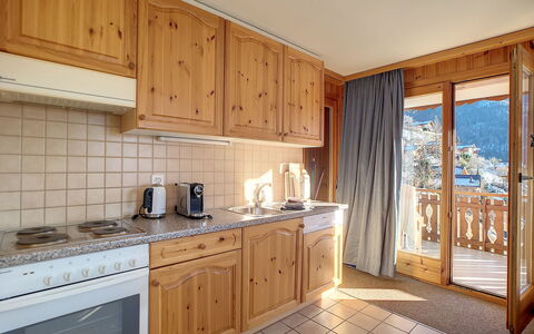 Les Cretes Ii: Countertop, Cabinetry, Property, Furniture, Building, Sink, Kitchen Sink, Wood, Kitchen, Tap
