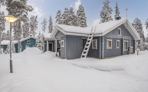 Kaukonraitti 4 C 2: Snow, Winter, Home, House, Cottage, Roof, Freezing, Siding, Slope, Frost