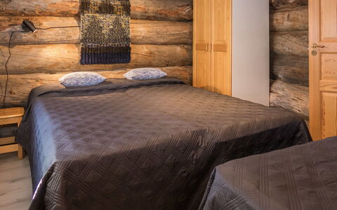 Harjula: Wood, Bedroom, Bed Sheet, Bed, Bedding, Linens, Floor, Interior Design, Flooring, Bed Frame