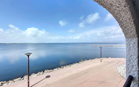 Le Barcarès 960: Blue, Body Of Water, Sea, Coastal And Oceanic Landforms, Coast, Ocean, Shore, Beach, Sound, Walkway