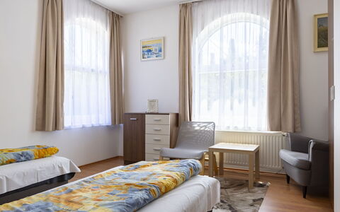 Goliath: Interior Design, Bedroom, Flooring, Bed, Floor, Wood, Bed Sheet, Furniture, Bedding, Apartment
