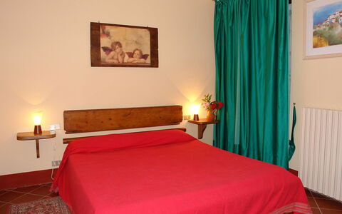 Certaldo 56: Bedroom, Bed, Furniture, Room, Bed Sheet, Bedding, Property, Bed Frame, Interior Design, Wall