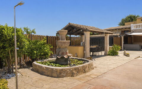 Cas Pec: Home, Shade, Estate, Garden, Flagstone, Landscaping, Hacienda, Concrete, Backyard, Courtyard