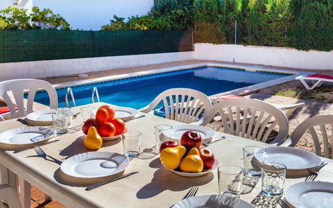 Villa Santa Marta Iv: Table, Tableware, Water, Furniture, Property, Plant, Chair, Dishware, Swimming Pool, Plate