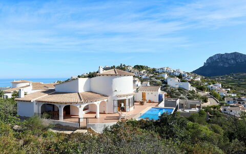 Casa Salvador: Cloud, Sky, Building, Property, Window, Blue, Tree, House, Mountain, Coastal And Oceanic Landforms