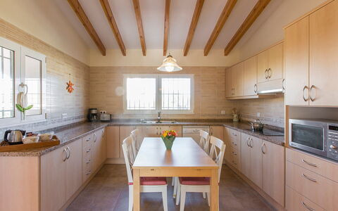 Casa Salvador: Property, Room, Countertop, Furniture, Kitchen, Building, Cabinetry, Interior Design, Ceiling, House