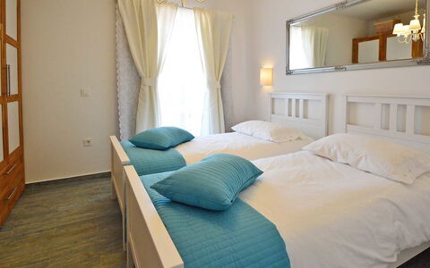 Villa Olea: Bedroom, Furniture, Bed, Room, Property, Bed Sheet, Bed Frame, Interior Design, Bedding, Mattress