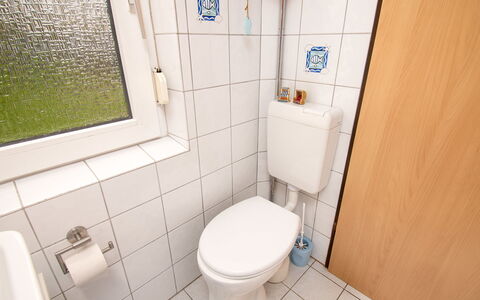 Kajüte: Property, Plumbing Fixture, Toilet Seat, Bathroom, Purple, Toilet, Floor, Bathroom Sink, Plumbing, Flooring