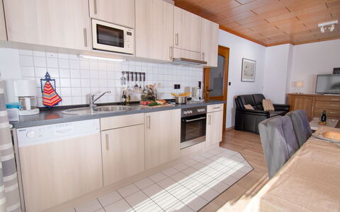 Norddeich 794: Property, Cabinetry, Sink, Kitchen Sink, Countertop, Tap, Kitchen, Kitchen Appliance, Wood, Interior Design