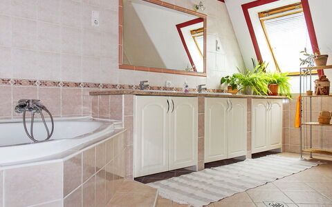 Colore: Tap, Plumbing Fixture, Building, Property, Cabinetry, Rectangle, Countertop, Wood, Plant, Bathroom