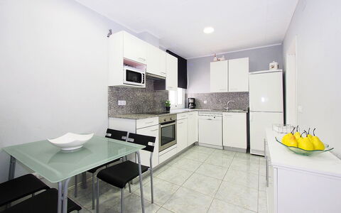 Sant Mori: Cabinetry, Furniture, Countertop, Building, Kitchen, Rectangle, Table, Interior Design, Chair