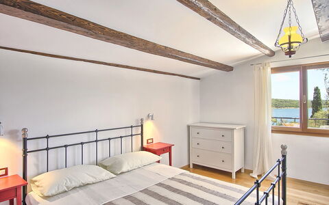 Verudela: Bedroom, Bed, Property, Furniture, Room, Ceiling, Bed Frame, Interior Design, Building, Yellow
