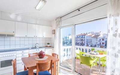 Port Banyuls 515.1: Table, Furniture, Chair, Building, Azure, Wood, Kitchen, Interior Design, Window, Kitchen & Dining Room Table