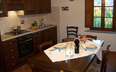 Large and well equipped kitchen
