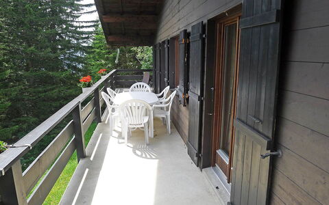 Alpe des Chaux 500: Building, Wood, House, Plant, Chair, Door, Tree, Porch, Shade, Cottage