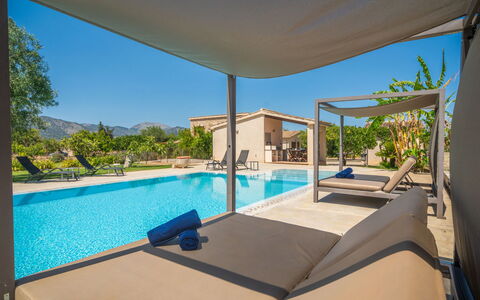 Cas Ciutada: Swimming Pool, Outdoor Furniture, Leisure, Resort, Shade, Chair, Outdoor Structure, Eco Hotel, Umbrella, Vacation