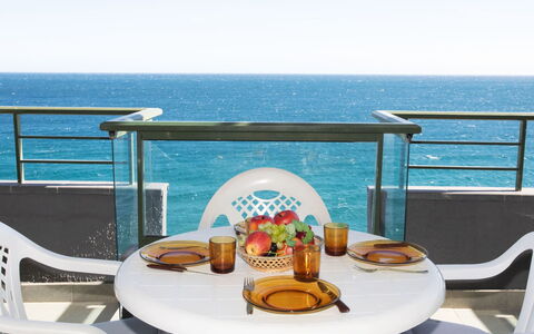 Playa de Aro 230: Water, Tableware, Table, Sky, Property, Furniture, Chair, Food, Outdoor Table, Azure
