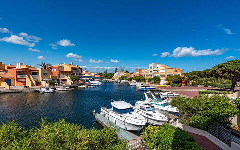 Nautica: Water, Cloud, Sky, Plant, Boat, Building, Watercraft, Blue, Azure, Vehicle