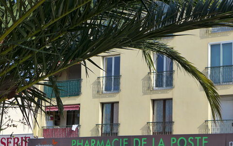 Le Rabelais: Window, Building, Arecales, Neighbourhood, Real Estate, Facade, Terrestrial Plant, Urban Design, Mixed-Use, Shade