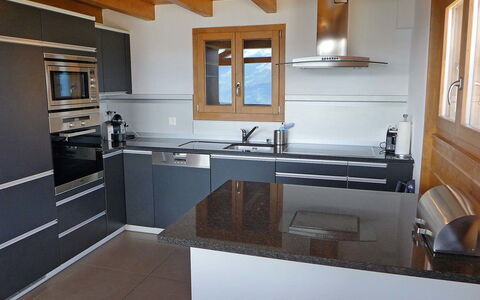 La Truffe: Countertop, Tap, Cabinetry, Kitchen Sink, Furniture, Sink, Plumbing Fixture, Building, Kitchen, Window