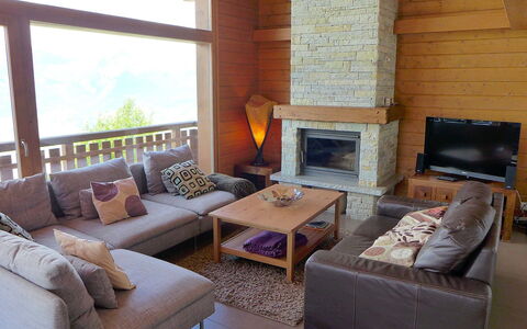 La Truffe: Furniture, Couch, Plant, Living Room, Interior Design, Wood, Table, Floor, Building, Houseplant