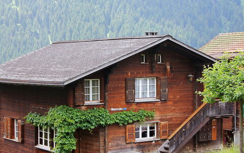 Chalet Almisräba: Window, Property, Plant, Building, Wood, House, Grass, Cottage, Siding, Roof