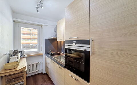 Viktoria a: Kitchen Appliance, Kitchen, Countertop, Major Appliance, Cabinetry, Wood, Flooring, Interior Design, Home Appliance, Floor