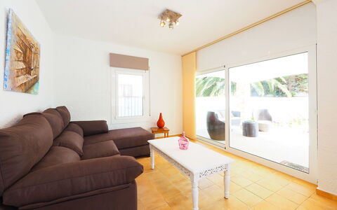 Alberes: Couch, Property, Furniture, Table, Window, Plant, Wood, Comfort, Lighting, Interior Design