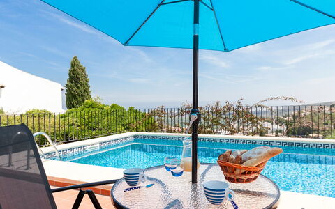 Villa Jilian: Water, Building, Sky, Property, Blue, Swimming Pool, Plant, Azure, Shade, Sunlounger