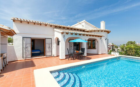 Villa Jilian: Sky, Water, Cloud, Building, Property, Swimming Pool, Azure, Chair, Shade, Window