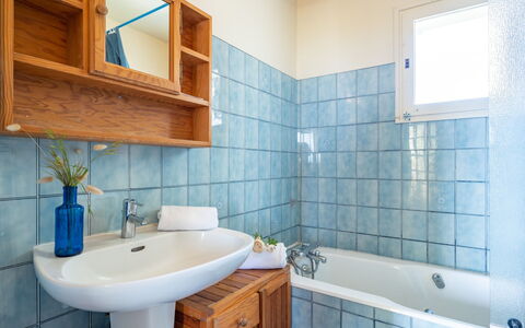 Trezen: Tap, Plumbing Fixture, Sink, Property, Bathtub, Bathroom Sink, Blue, Azure, Bathroom, Purple