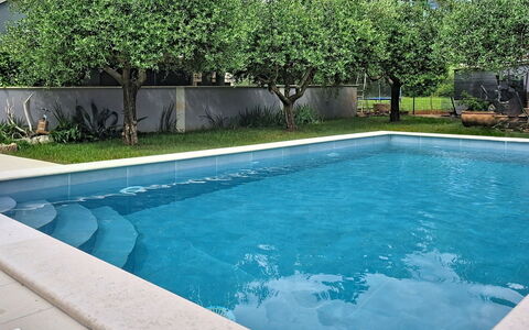 Finida: Swimming Pool, Blue, Water, Composite Material, Water Feature, Garden, Shade, Backyard, Resort, Landscaping