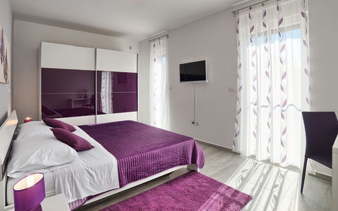 Lungera: Bedroom, Room, Furniture, Bed, Property, Purple, Interior Design, Bed Sheet, Violet, Bed Frame