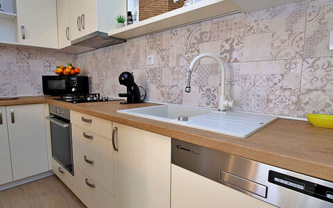 Antoine: Tap, Countertop, Cabinetry, Sink, Kitchen Sink, Plumbing Fixture, Building, Kitchen, Wood, Interior Design