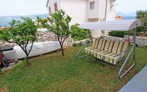 Sofija: Sky, Plant, Building, House, Land Lot, Shade, Cloud, Outdoor Furniture, Grass, Leisure