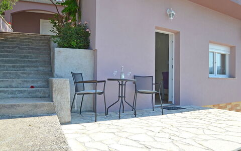 Novigrad (Zadar) 102: Property, Furniture, Plant, Building, Window, Chair, Road Surface, Lighting, Door, Architecture