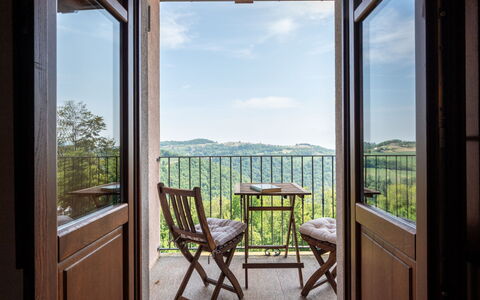 Maison des Roses: Balcony