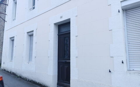 La Licorne: Building, Window, Door, House, Residential Area, Facade, Road Surface, Asphalt, Tints And Shades